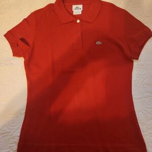 Lacoste, size m, red